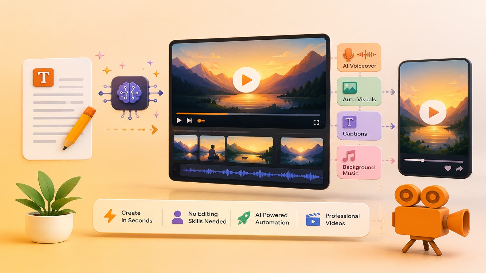 Text to Video Generator: Create Videos in Seconds Without Editing Skills